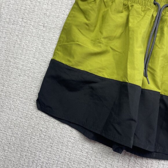 Nike Split 5" Men's XL Black / Green Volley Swim Shorts beach Surf Active Wear - Picture 5 of 12